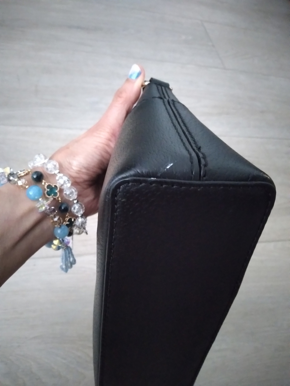 Kate Spade Black Leather Crossbody with Gold Hardware - Picture 7 of 7